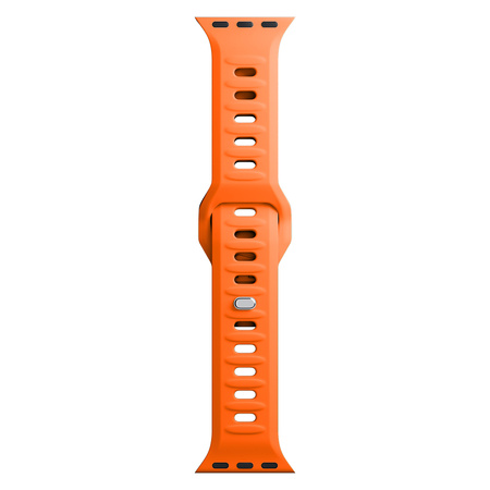 38/40/41/42 mm Orange (small) - 3mk Silicone Watch Strap for Apple