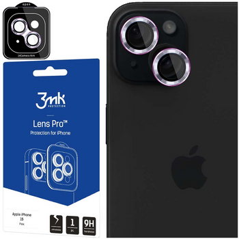 3MK LENS PROTECTION SZKŁO DO IPHONE 15 OCHRONA 9H ANTYPOBIERZNE PEŁNE