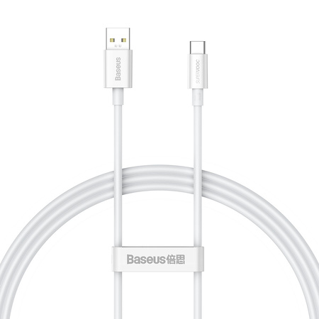 Baseus Superior Series kabel SUPERVOOC USB-A do USB-C 65W 1m biały