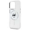 KARL LAGERFELD CASE DO IPHONE 15 PRO 6.1 DO MAGSAFE Z METALOWYM CHOUPETTE