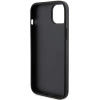 Etui Karl Lagerfeld Saffiano Cardslot Karl&Choupette Metal Pin do iPhone 15 - czarne