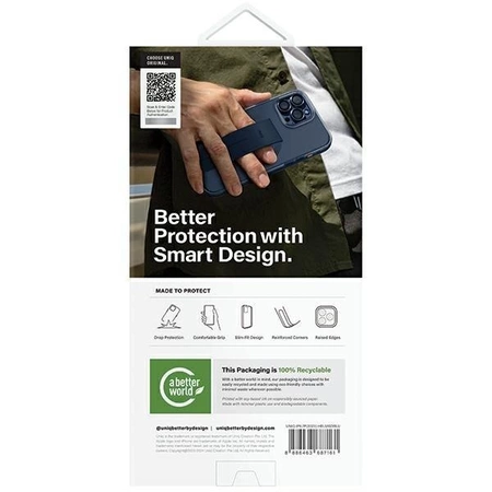 Etui UNIQ Heldro Mag Mag Magclick Charging na iPhone 15 Pro Max - niebieskie