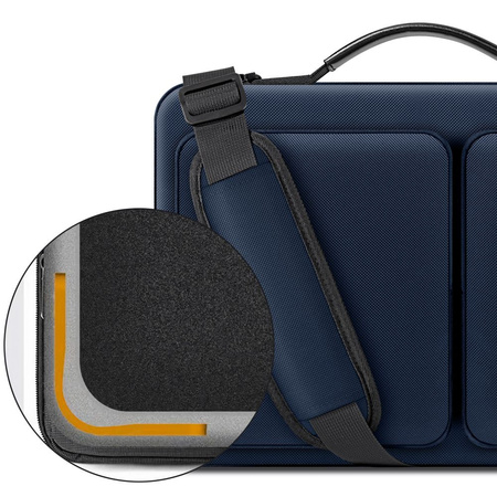 TECH-PROTECT TORBA ETUI POKROWIEC DO LAPTOP 13 14 CALI OCHRONNA NAVY BLUE