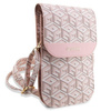 Torebka Guess GCube Stripe - różowa