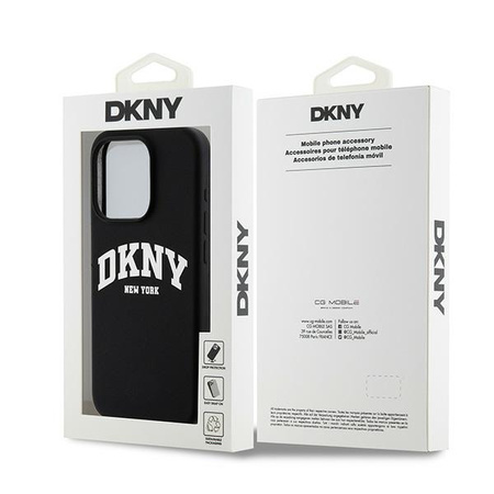 DKNY ETUI CASE HARDCASE DO IPHONE 15 PRO DO MAGSAFE LIQUID SILICONE Z LOGO