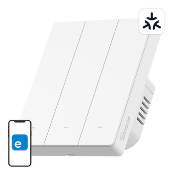 SONOFF M5-3C PRZEŁĄCZNIK WIFI DO SMART HOME GOOGLE ALEXA 3 KANAŁY MATTER