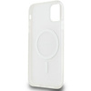 DKNY POKROWIEC DO IPHONE 11 XR IML MONO STRIPE DO MAGSAFE Z RÓŻOWYM LOGO