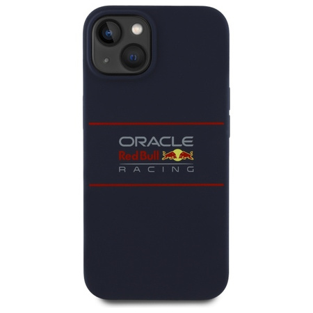 Red Bull RBHMP14S24SIHSRV iPhone 14 6.1 hardcase granatowy/navy Silicone Horizontal Logo MagSafe