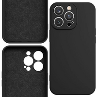Silicone case etui Xiaomi Redmi Note 11 / Note 11S silikonowy pokrowiec czarne