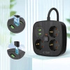 TECH-PROTECT LISTWA ZASILAJĄCA PCS3X4 DO TELEFONÓW KOMPUTERÓW 3 GNIAZDA