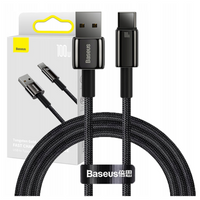 BASEUS KABEL USB-C DO USB 100W DO SZYBKIEGO ŁADOWANIA LAPTOPÓW TELEFONÓW 1M