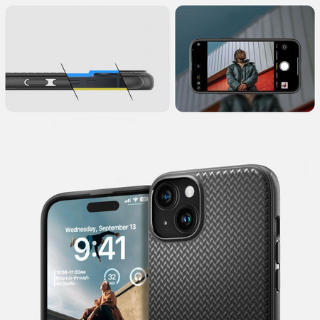 SPIGEN MAG ARMOR MAGSAFE IPHONE 15 MATTE BLACK