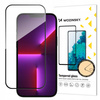 Wytrzymałe szkło hartowane Wozinsky Full Glue na cały ekran z ramką do iPhone 15 - czarne