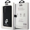 Etui Karl Lagerfeld Silicone Karl&Choupette Metal Pin na Samsung Galaxy S23+ - czarne
