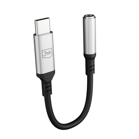 3MK ADAPTER USB-C DO JACK 3,5 MM DO TELEFONÓW Z SYSTEMEM ANDROID SŁUCHAWKI