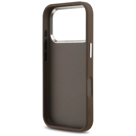 GUESS ETUI CASE DO IPHONE 17 PRO GRANULOWANE LOGO 4G Z LOGO DESIGN