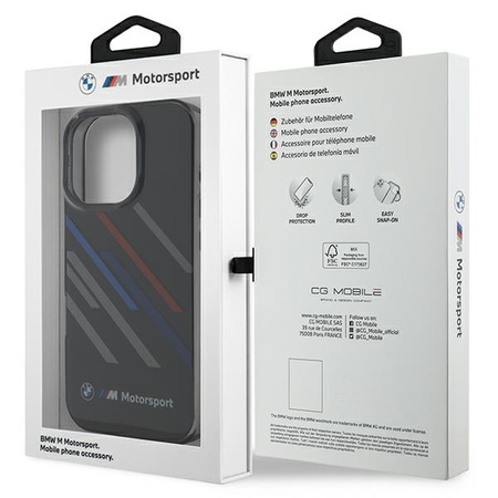 BMW ETUI HARDCASE MOTORSPORT IML RANDOM STRIPES DO IPHONE 16 PRO MAX 6.9