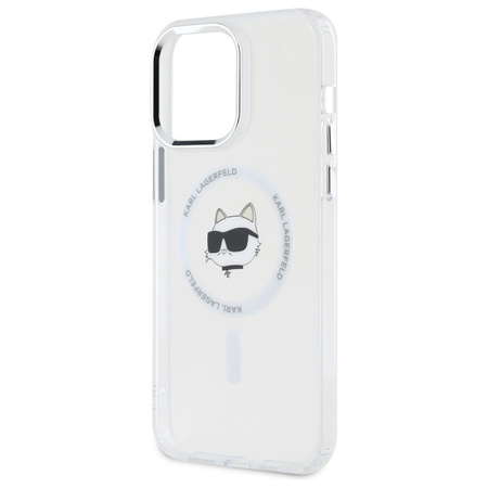 KARL LAGERFELD ETUI DO MAGSAFE DO IPHONE 14 PRO MAX Z WYKOŃCZENIEM
