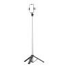 HURTEL SELFIE STICK TRIPOD TETELESKOPOWY 1.3M DO TELEFONÓW Z LAMPĄ PODWÓJNĄ