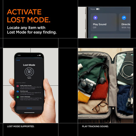 SPIGEN TAGME TRACKER LOKALIZATOR DO TELEFONÓW KLUCZY Z SZYBKIM WYKRYWANIEM