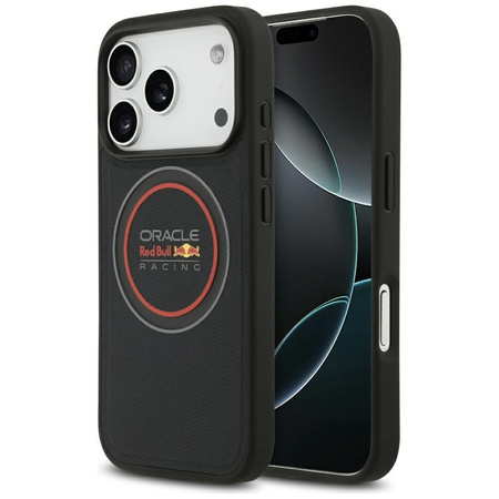 Etui Red Bull Meshed Logo And Red Ring   MagSafe do iPhone 17 Pro Max granatowy