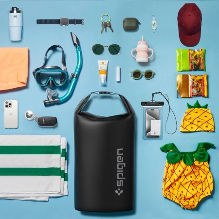 Torba Spigen Aqua Shield A631 wodoodporna 30 l - czarna