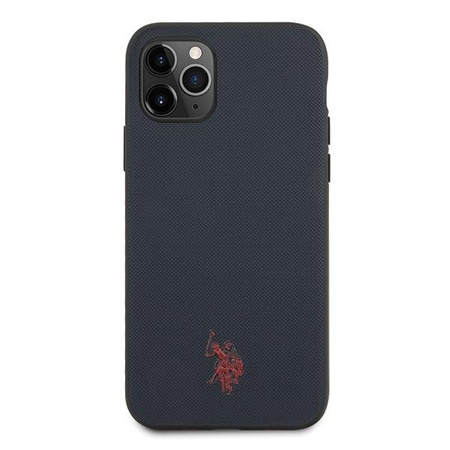 Etui U.S. Polo Assn. Polo Type Collection na iPhone 11 Pro Max - granatowe