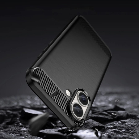 HURTEL POKROWIEC CARBON CASE DO IPHONE 16 ODPOWIEDNIE DO CODZIENNEGO UŻYTKU