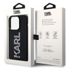 KARL LAGERFELD CASE POKROWIEC HARDCASE DO IPHONE 15 PRO MAX 6.7 RUBBER LOGO