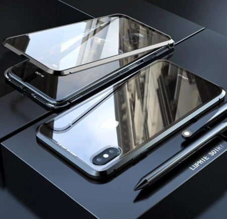 WOZINSKY MAGNETYCZNE ETUI FULL CASE DO VIVO X60 OCHRONA Z WBUDOWANYM SZKŁEM