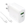 PURO ŁADOWARKA SIECIOWA USB-C USB-A DO LAPTOP TELEFON TABLET 45W POWER