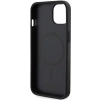 Etui Guess GCube Stripes MagSafe na iPhone 15 / 14 / 13 - czarne