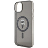 Etui Karl Lagerfeld IML Ikonik MagSafe na iPhone 15 Plus - czarne