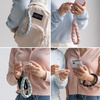RINGKE HOLDER & PUFFER HAND STRAP FLORAL PINK