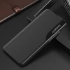 Eco Leather View Case elegancki futerał etui z klapką i funkcją podstawki Samsung Galaxy A22 4G czarny