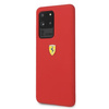 Etui Ferrari Hardcase Silicone na Samsung Galaxy S20 Ultra - czerwone