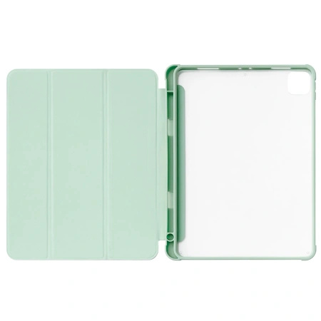 Stand Tablet Case etui Smart Cover pokrowiec na iPad Pro 12.9'' 2021 / 2020 z funkcja podstawki zielony