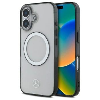 MERCEDES HARDCASE DO IPHONE 16 6.1 TRANSPARENTNY POKROWIEC DO MAGSAFE