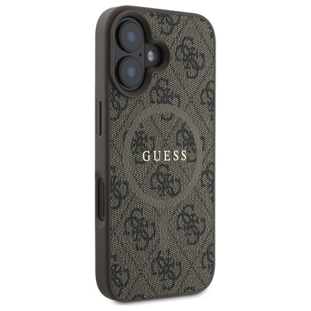 GUESS ETUI HARDCASE 4G RING CLASSIC LOGO DO MAGSAFE DO IPHONE 16 6.1