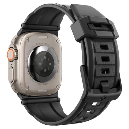 Pasek Spigen Rugged Band na Apple Watch 4/5/6/7/8/9/SE/Ultra 1/2 (42/44/45/49mm) - czarny mat