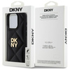 DKNY ETUI HARDCASE DO IPHONE 15 PRO MAX 6.7 POKROWIEC QUILTED LOGO OCHRONA