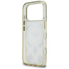 Etui Guess IML Peony Dot MagSafe do      iPhone 17 Pro beżowy