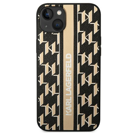 Karl Lagerfeld KLHCP14MPGKLSKW iPhone 14 Plus 6,7" hardcase brązowy/brown Monogram Stripe