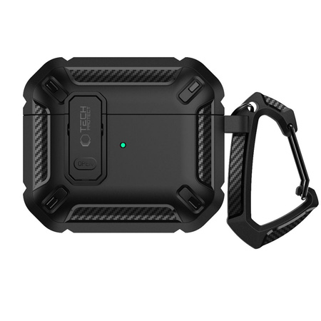 TECH-PROTECT ETUI X-CARBO DO APPLE AIRPODS PRO 1 2 OCHRONA WYSOKIEJ JAKOŚCI