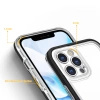 HURTEL POKROWIEC CLEAR 3IN1 DO IPHONE 12 PRO MAX Z RAMKĄ WYSOKO OCHRONNY