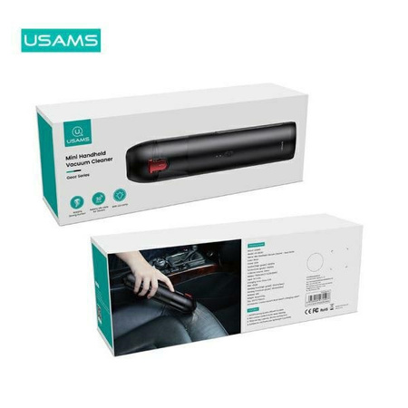 USAMS Odkurzacz mini bezprzewodowy Geozseries 65W biały/white MNXCQZB23402 (US-ZB234)