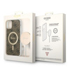 Zestaw Guess GUBPN61H4EACSW Case+Charger iPhone 11 6,1" brązowy/brown hard case 4G Print MagSafe