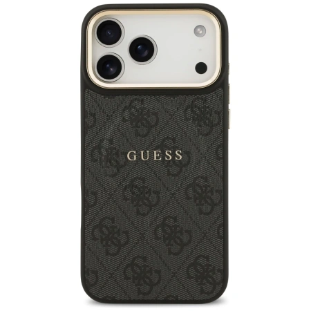 GUESS ETUI CASE DO IPHONE 17 PRO MAX MAGSAFE PU CLASSIC LOGO 4G