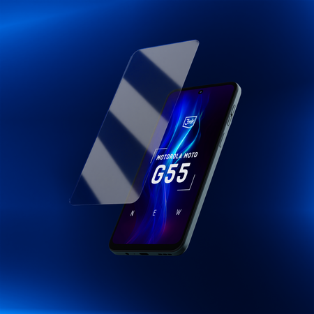3MK HARDGLASS DO MOTOROLA MOTO G55 5G SZKŁO HARTOWANE PEŁNA OCHRONA