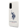 Etui U.S. Polo Assn. Silicone Collection na Samsung Galaxy S20 - białe